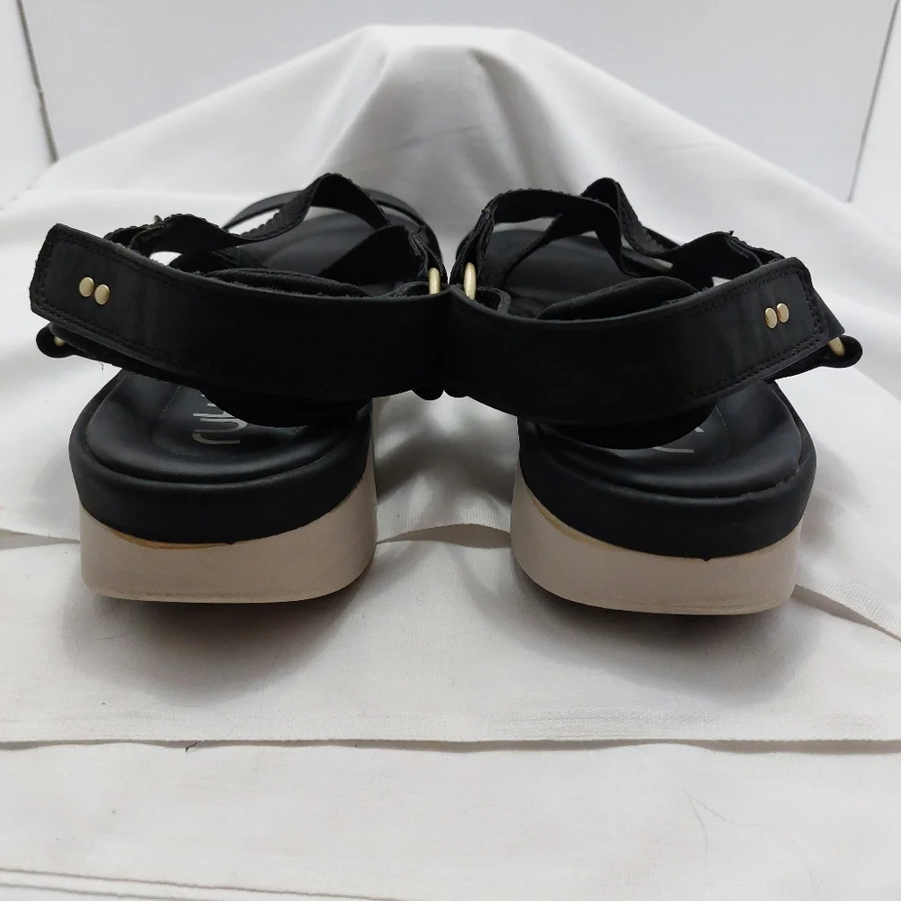 Ryka Black Sandals‎ Adjustable Elise Size 9.5 M
